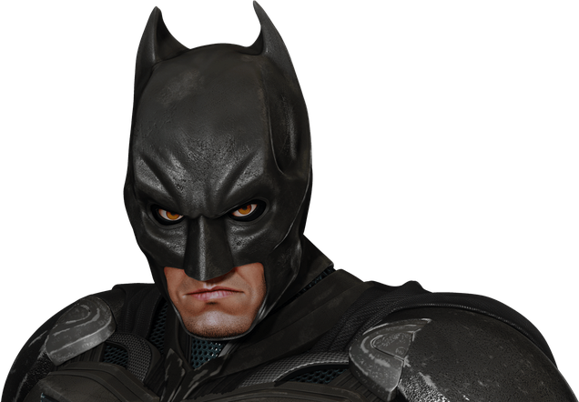 Real Batman Mask Transparent Png (black)