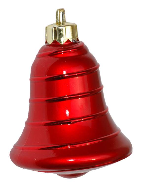 Real Christmas Bell Png File (black, maroon)