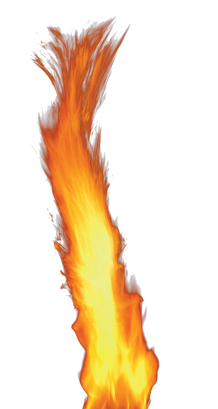 Real Fire Transparent Png (black)