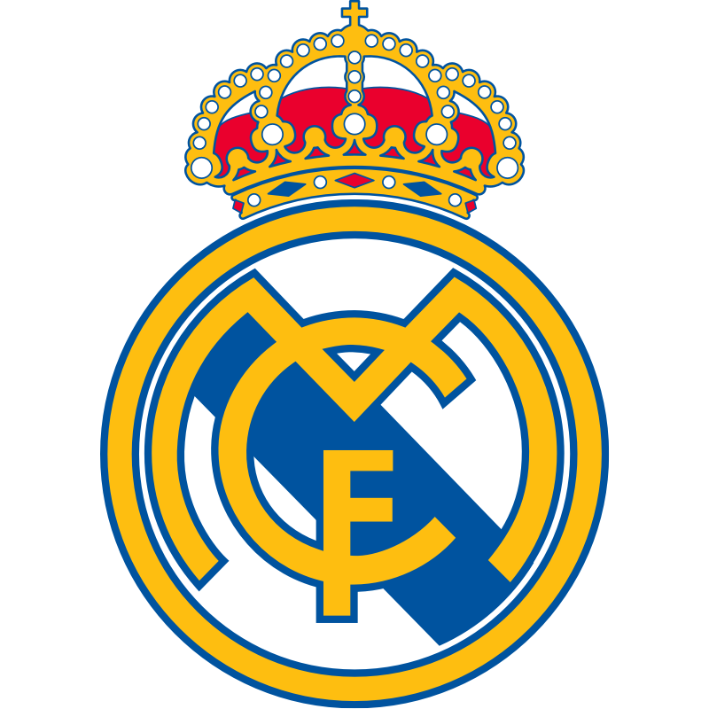 Real Madrid Png File (teal, gold, orange, white, black)