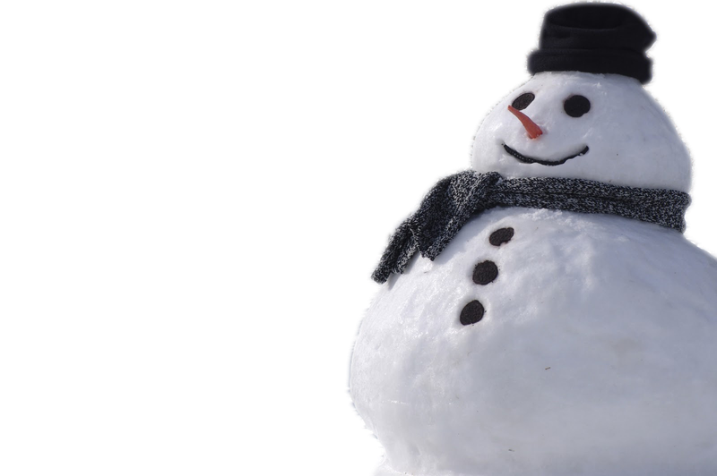 Real Snowman Png (silver, gray, black)