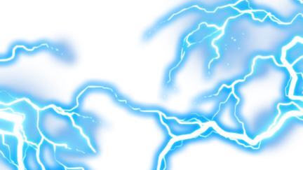 Realistic Lightning Png Isolated Picture (greenish blue, black, silver, white)