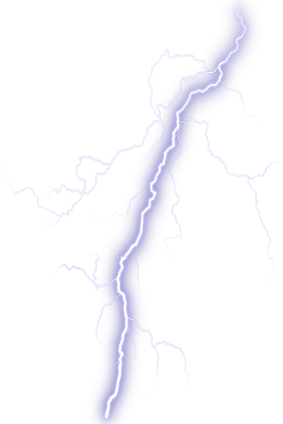 Realistic Lightning Png Pic (black, gray)