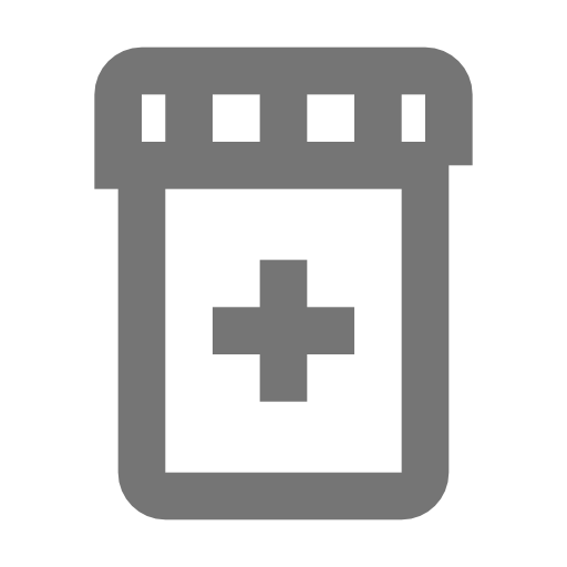 Health Medicine Bottle Free Nobackground Png Icon Download (gray, black)