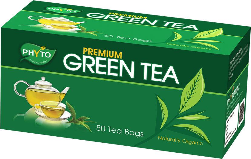 Healthy Organic Green Tea Png Image (teal, black, green)