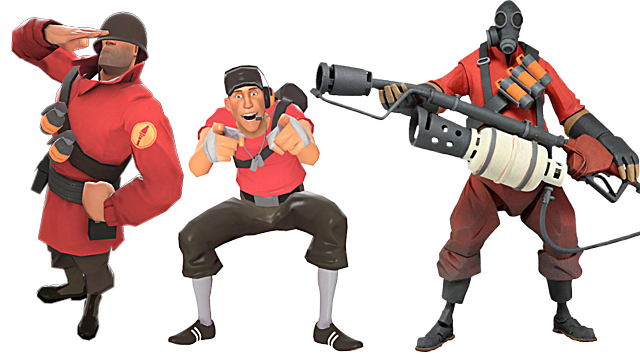 Team Fortress 2 Png Photos (black, silver, lavender, white)