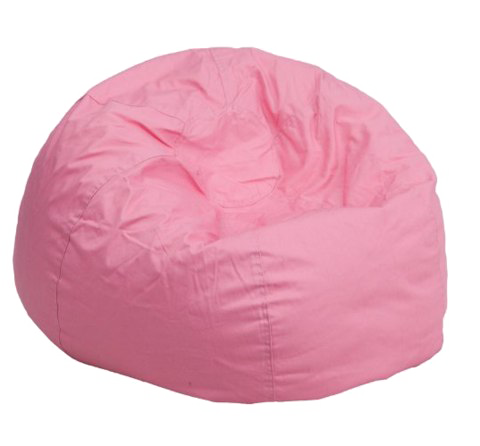 Bean Bag Png Background (gray, white, pink)