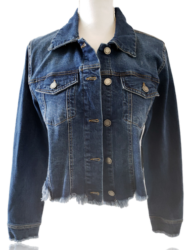 Jean Jacket Png Clipart (white, indigo, black)