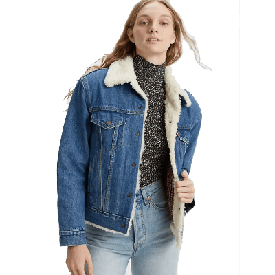 Jean Jacket Png Transparent (gray)