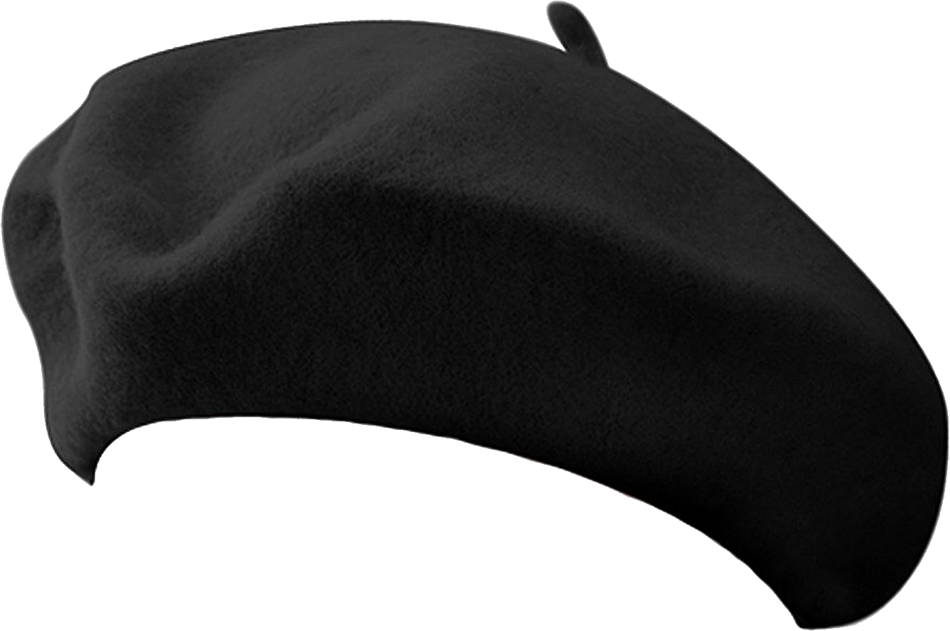 Beanie Png Cutout (black, white)