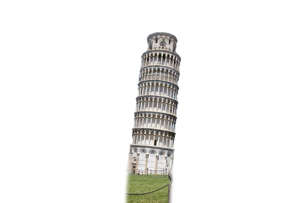 Leaning Tower Of Pisa Png Free Download (white, gray, silver)