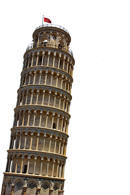 Leaning Tower Of Pisa Png Picture (gray, maroon, indigo, black)