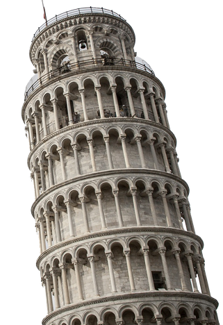 Leaning Tower Of Pisa Transparent Images Png (gray, silver, black)