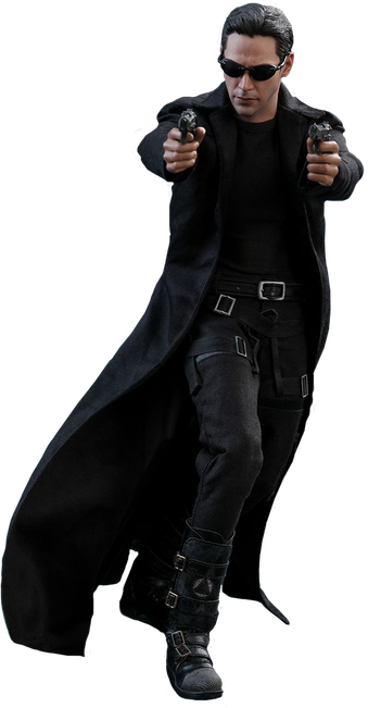 Keanu Reeves Matrix Png Transparent Image (black)