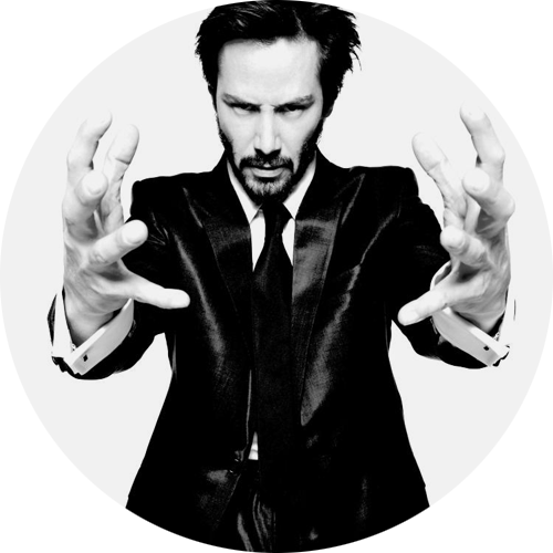 Keanu Reeves Matrix Png (lavender, black)