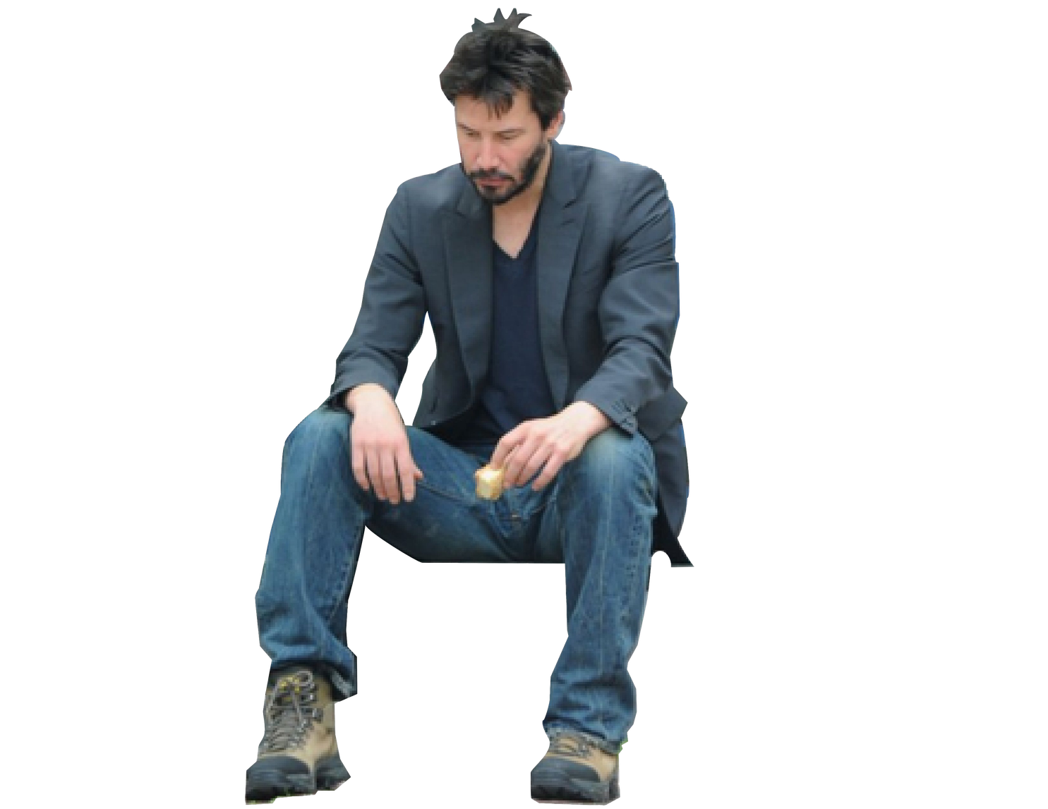 Keanu Reeves Png Isolated File (teal, navy, black)