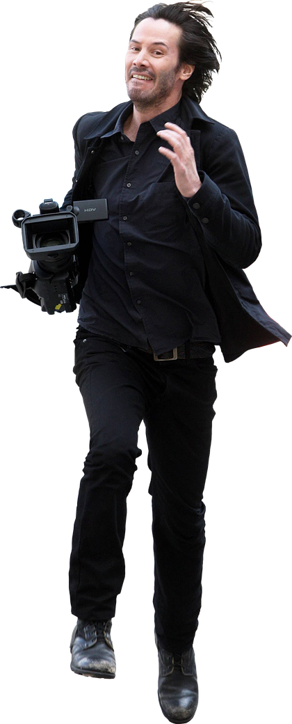 Keanu Reeves Png (black)