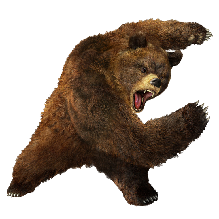 Bear Kuma Tekken Png Free Download (black, maroon)