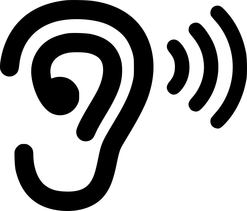 Hear Png Image (black, white)