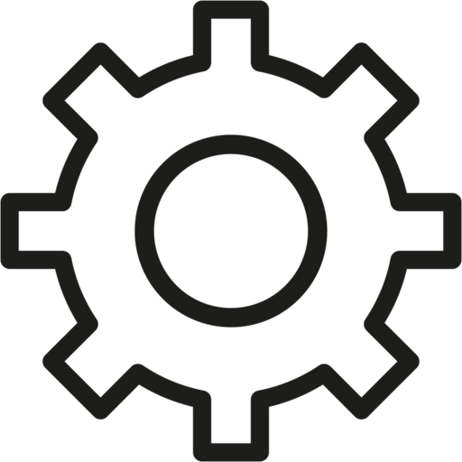 Gear Business Cog Free Png Icon (black)