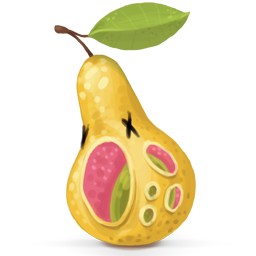 Pear Free Png Icon Download Path (olive, black, gray, pink, orange)