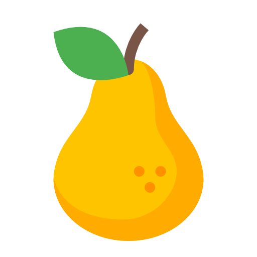 Pear Icon Free Transparent Png Icon Download Path (gray, gold, black, orange)