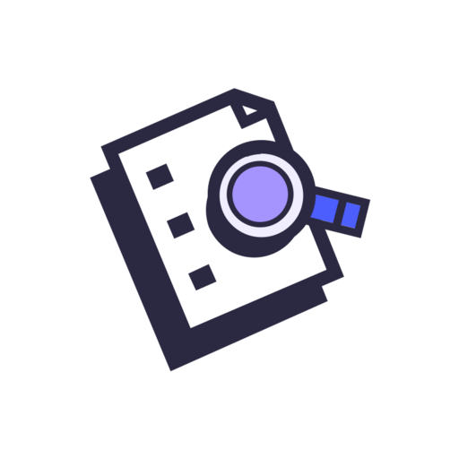 Search Document Free Transparent Png Icon Download (white, plum, black, indigo)