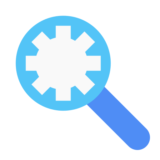 Search Setting Configuration Optimization Find Bug Free Nobackground Png Icon Download (gray, greenish blue, black, white)