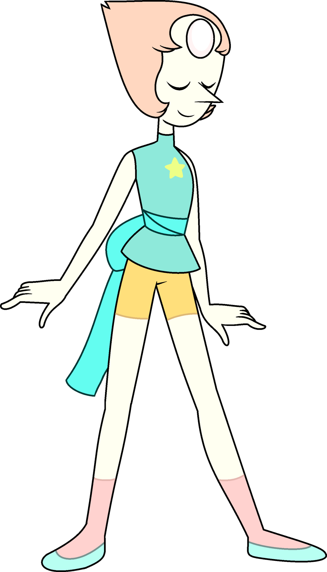 Pearls Steven Universe Png Isolated File (mint, black, pink, white)