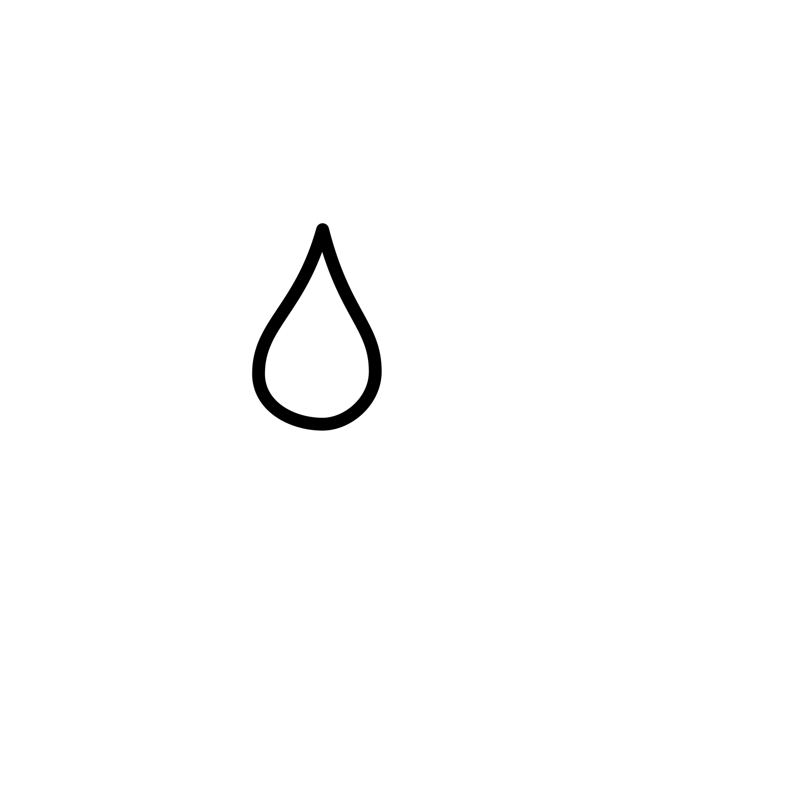 Tears Drop Png Photo (black, gray, white, lavender)