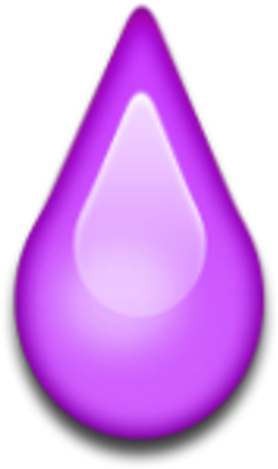 Tears Drop Png Pic (black, lavender, violet, plum)