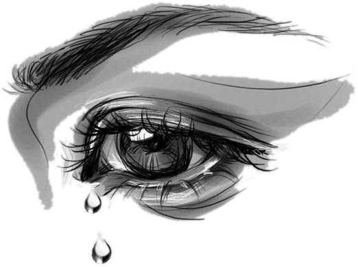 Tears Love Png File (black, silver)