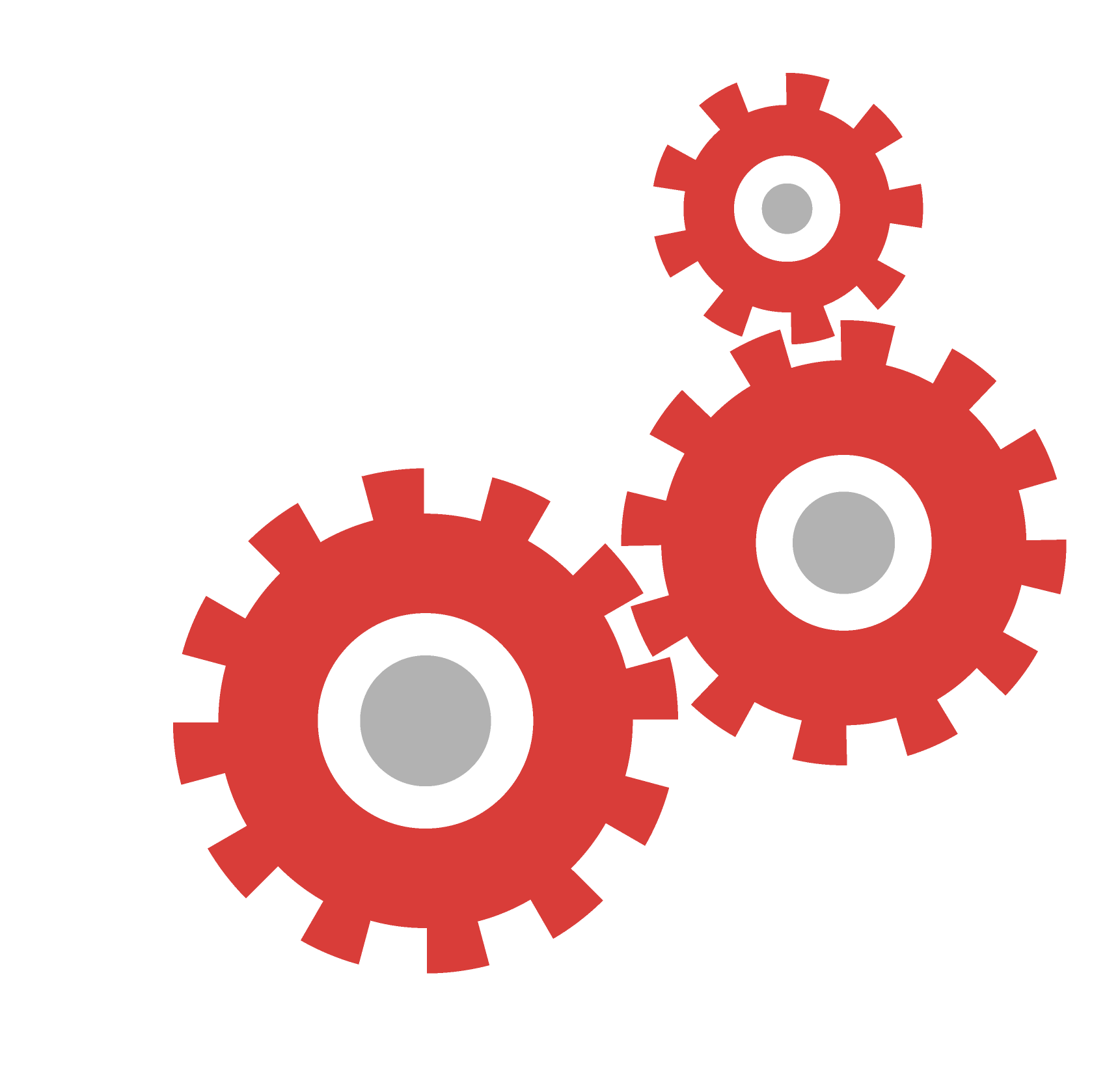 Gears Png File (chocolate, white, silver)