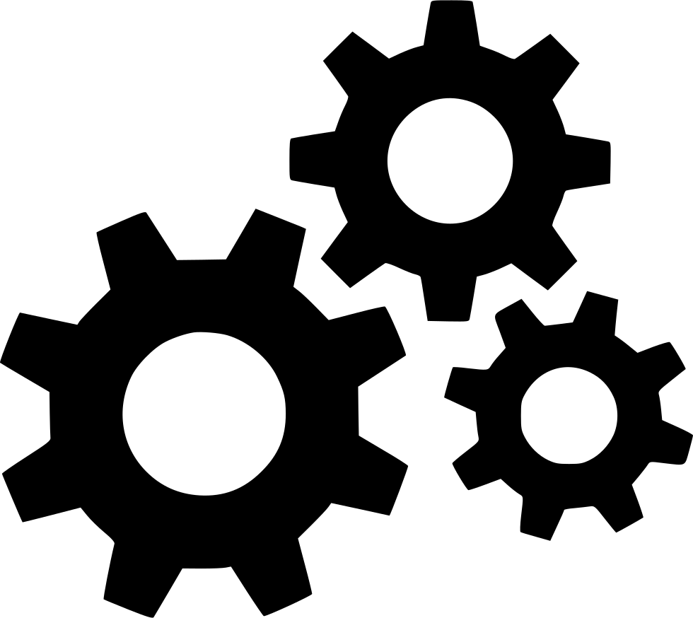 Gears Png Image Hd (black, white)