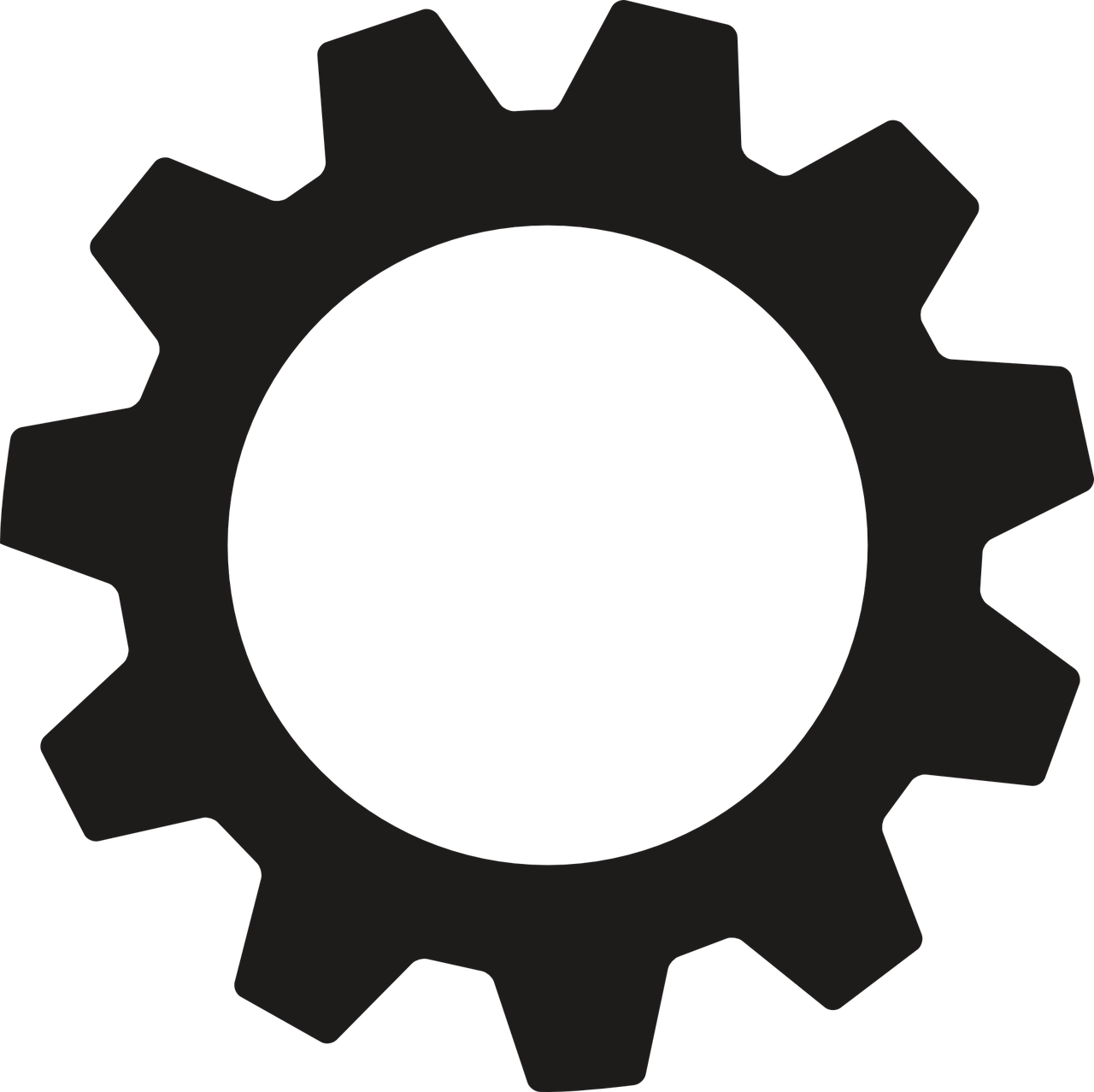 Gears Png Images (black)