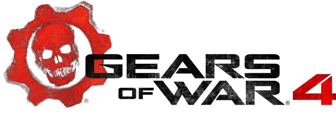 Gears Of War Logo Png Image (black)