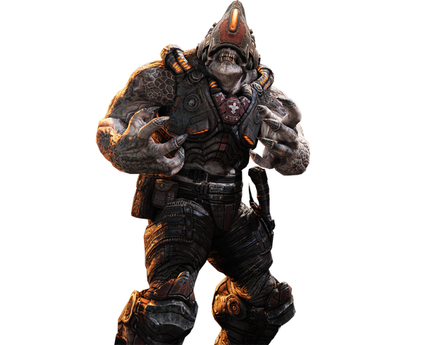 Gears Of War Transparent Png (black)