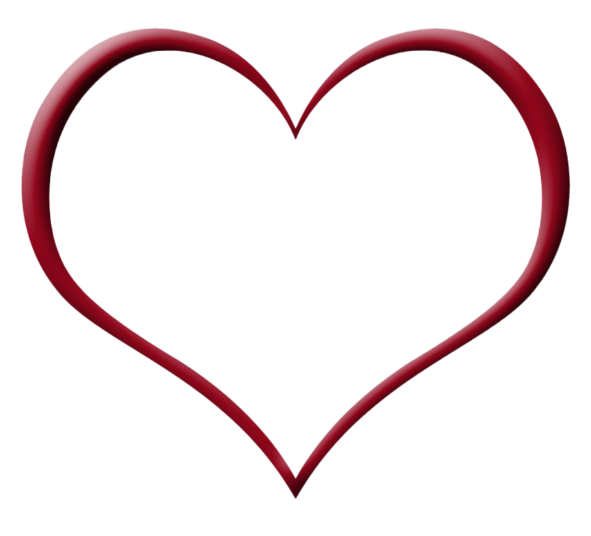 Heart Frame Png Clipart (white, beige, maroon, silver)