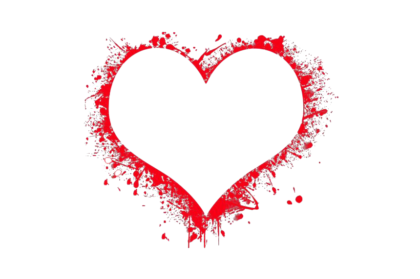 Heart Frame Png Pic (white)