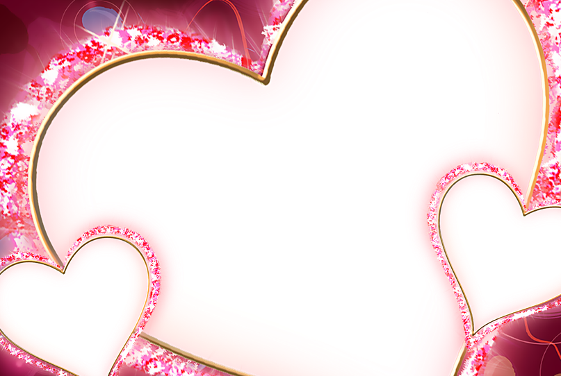 Heart Love Frame Png Clipart (black, salmon, pink, white)