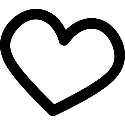 Heart Outline Png Photos (gray, black, lavender, white)