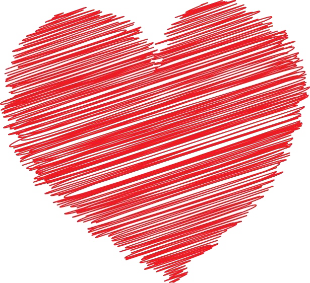 Heart Png Background (white)