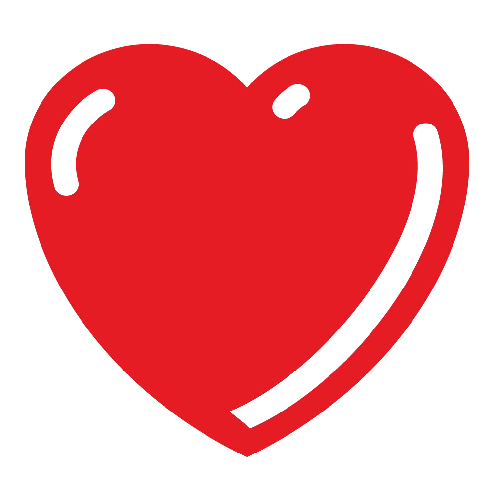 Heart Png Photos (red, white)