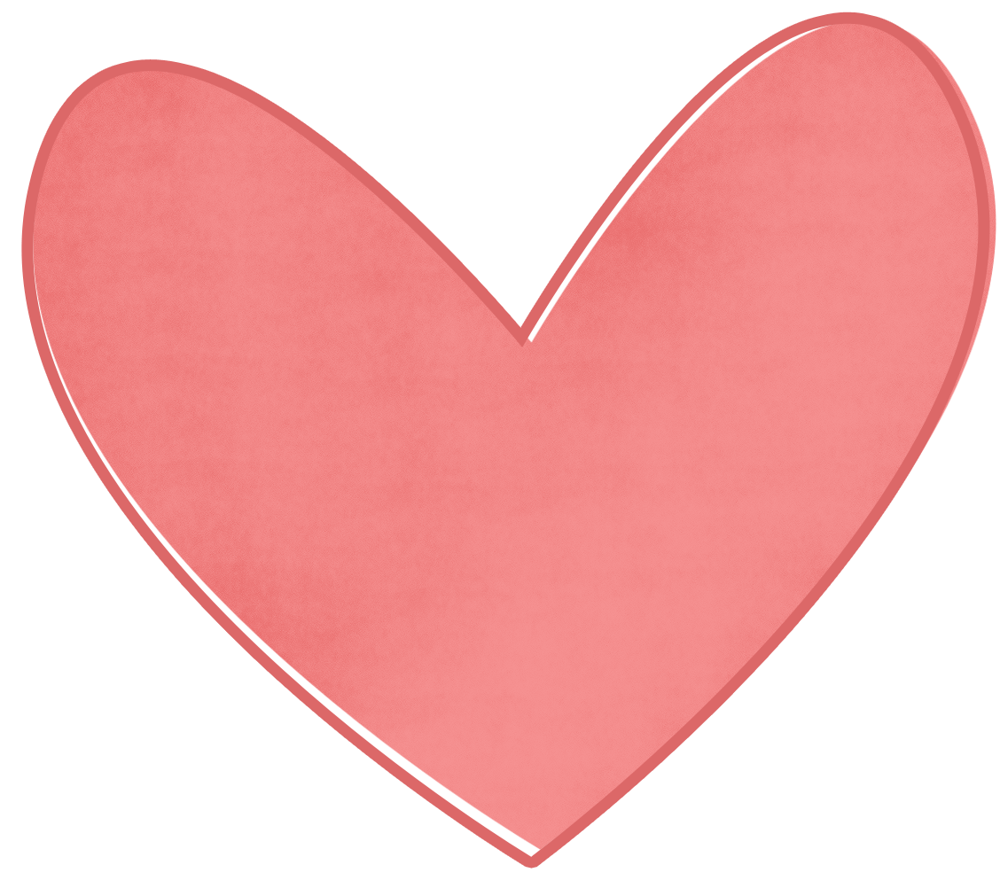 Heart Png Picture (salmon, white)