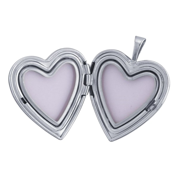 Heart Pendant Png Hd (white, silver)