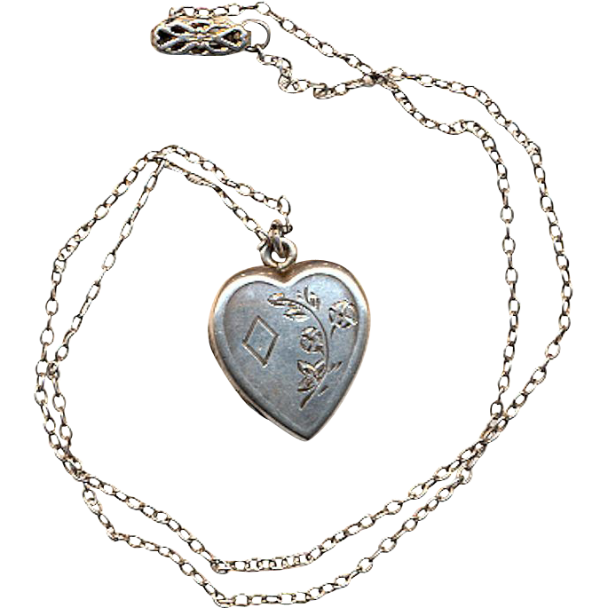 Heart Pendant Png Transparent (black)