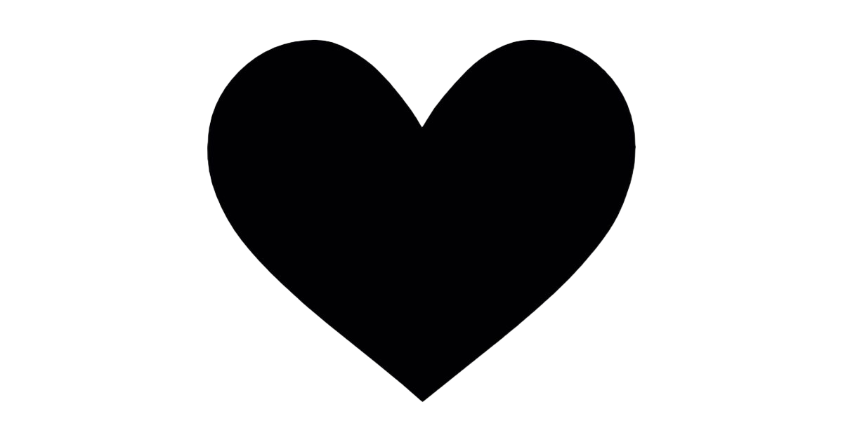 Heart Symbol Png Hd Image (black, gray, white, lavender)