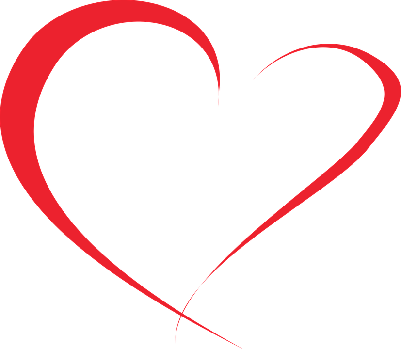 Heart Symbol Png Image (black, red)