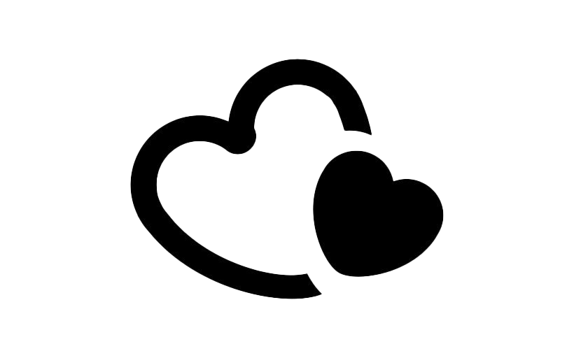 Heart Symbol Png Images (indigo, black, white)