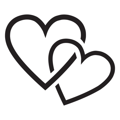 Heart Symbol Png Picture (black, gray)